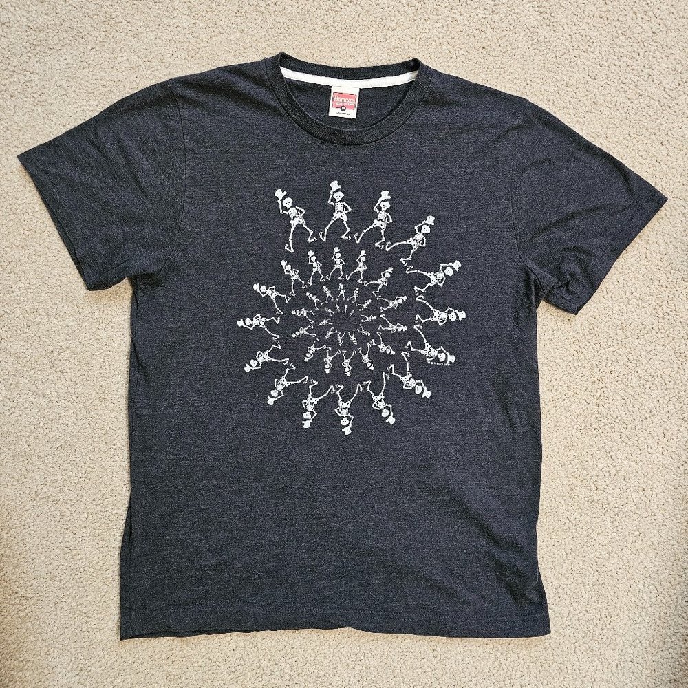 Homage Dancing Skeletons T-Shirt Medium